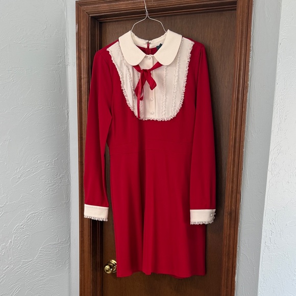 ModCloth Rebel in Retro Tie Neck Dress-XL - Picture 2 of 8